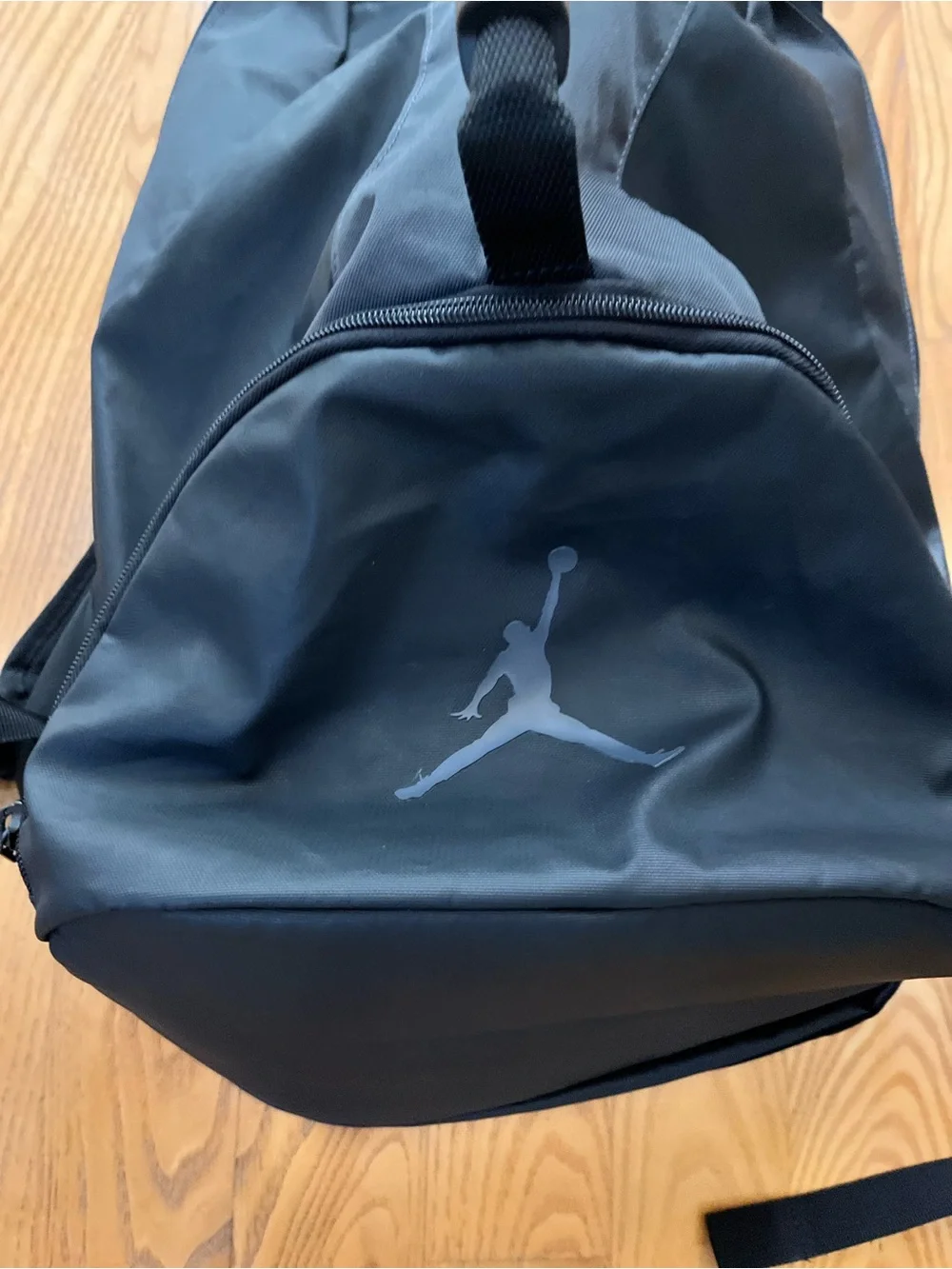 Jordan vintage Black and Gray Men’s Backpack with Jumpman Logo